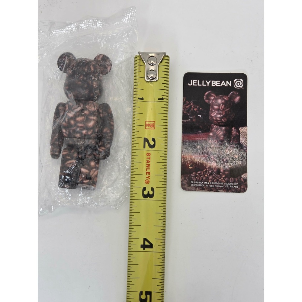 Medicom Toy Be@rbrick Series 44 Jellybean Coffee Bean 100% Figure with Card